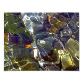 Elegantes, Abstraktes, gestanztes Glas Fotodruck