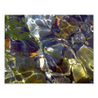 Elegantes, Abstraktes, gestanztes Glas Fotodruck