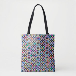 Elegantes Abstraktes, gestanztes Glasmuster Tasche