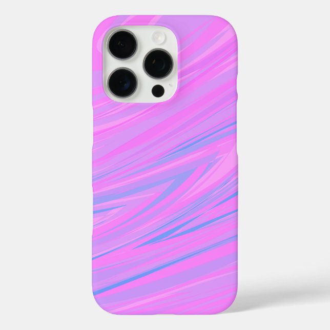 Elegantes Abstraktes Marmordesign iPhone 16 Pro Hülle (Rückseite)