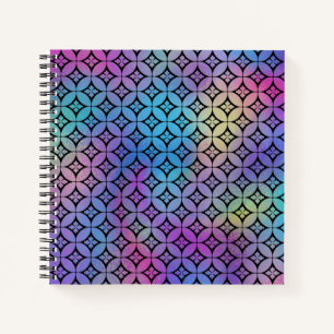 Elegantes Abstraktes Muster Notizbuch