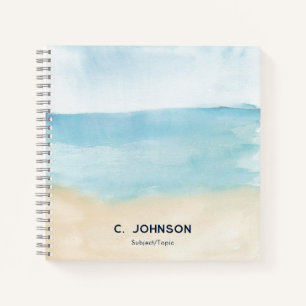 Elegantes, Abstraktes Muster Personalisiert Notizbuch