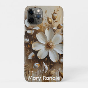 Elegantes Abstraktes Ölgemälde mit Gold Case-Mate iPhone Hülle
