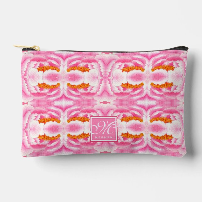 Elegantes Abstraktes rosa "Gefärbte Krawatte"-Must Zubehörtasche (Vorderseite)