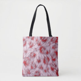 Elegantes, Abstraktes, weiche Fluffy-Fur-Muster | Tasche