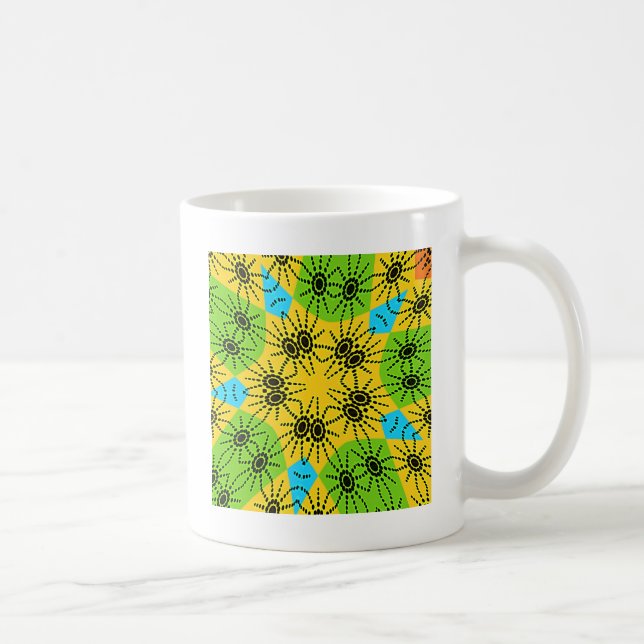 Elegantes afrikanisch Inspiriert Spider Traditiona Kaffeetasse (Rechts)