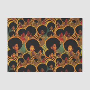 Elegantes afrikanisches Ethnisches Muster in leben Seidenpapier