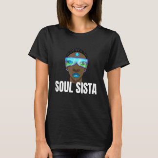 Elegantes afrikanisches Kopfband für Frauen Schwar T-Shirt