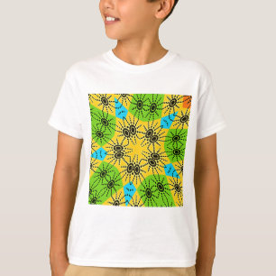 Elegantes afrikanisches Spinnenmotiv Vektor Kunst T-Shirt