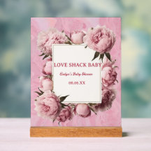 Elegantes Akryllisches Zeichen - Perfekt für Hochz