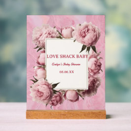 Elegantes Akryllisches Zeichen - Perfekt für Hochz Acrylschild