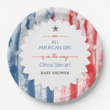 Elegantes All American Girl 4. Juli Baby Shower