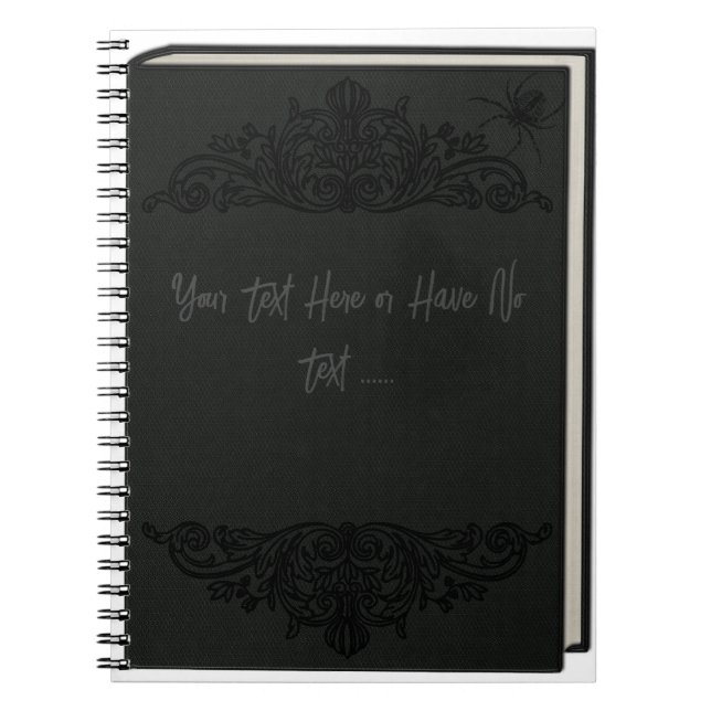 Elegantes Altes Buch Creepy Spider Gotische Viktor (Vorderseite)