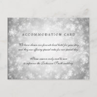 Elegantes Anpassungs-Silber-Winter-Märchenland