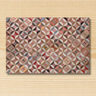Elegantes antikes Patchwork Quilt-Muster Fußmatte