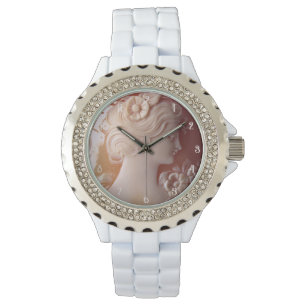 Elegantes antikes viktorianisches Cameo Armbanduhr
