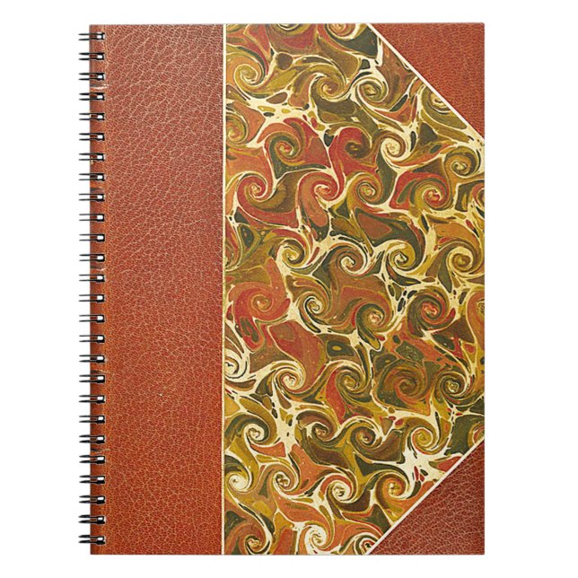 Elegantes Antiquitätenbuch, Verziertes Muster Notizblock (Vorderseite)