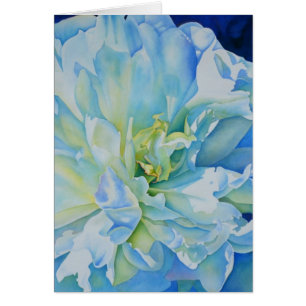 Elegantes aquamarines Blumenwasser