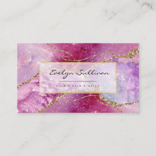 elegantes Aquarelle Visitenkarte