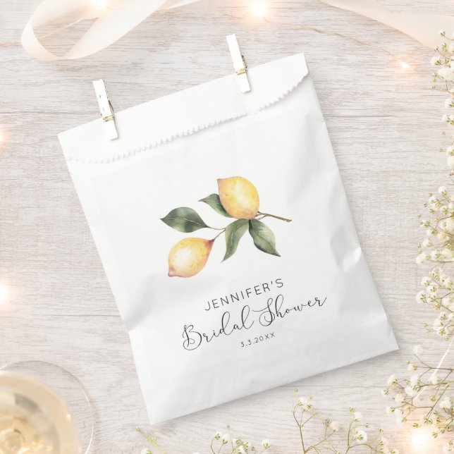 Elegantes Aquarellfarben-Brautparty Geschenktütchen (Ausgeschnitten)