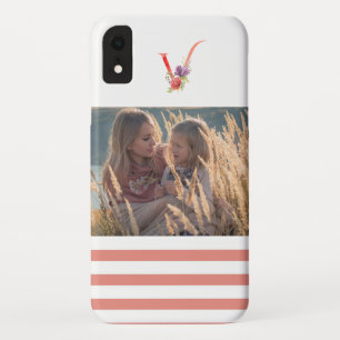 Elegantes Aquarellfarbenmonogramm "V"-Foto Case-Mate iPhone Hülle