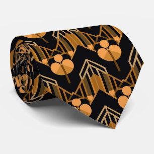 Elegantes Art Deco Muster Fliesen Krawatte