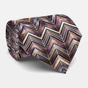 Elegantes Art Deco-Muster mit Fliesen Krawatte