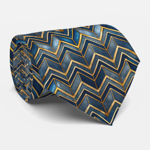 Elegantes Art Deco-Muster mit Fliesen Krawatte