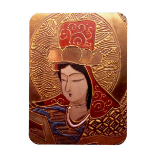 Elegantes asiatisches Frauenmagnet Magnet