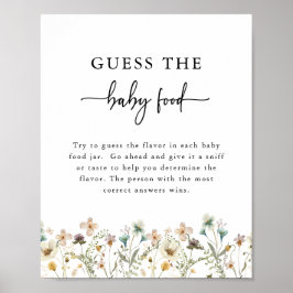 Elegantes Baby Duwer-Zeichen Poster