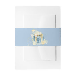 Elegantes Band Blue and White Champagne