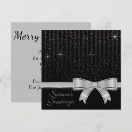 Elegantes Band und Sterne Einladung