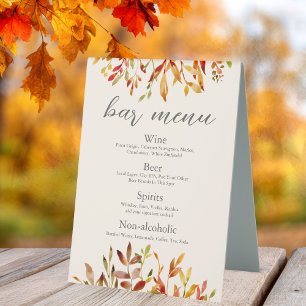 Elegantes Bar für Hochzeiten mit benutzerdefiniert Tischaufsteller