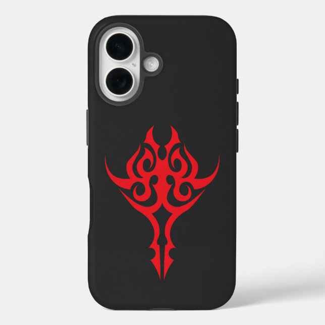 Elegantes Barockstil-Ornamentrahmen-Design iPhone 16 Hülle (Rückseite)