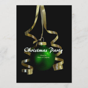 Elegantes Baumband der WeihnachtsPartyverzierung Einladung