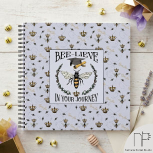 Elegantes Bee-lieve auf Deiner Reise Grad Erinneru Notizbuch