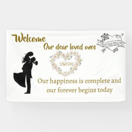 Elegantes Begrüßungsbanner - "Unser ewiger Begi Banner