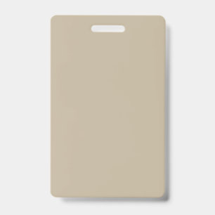 Elegantes Beige-Profi-Veranstaltungsabzeichen Ausweis