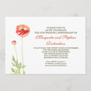 élégantes belles invitations d'anniversaire