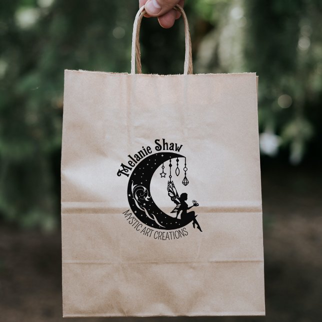 Elegantes, benutzerdefiniertes Mystic-Logo, groß Gummistempel (Von Creator hochgeladen)