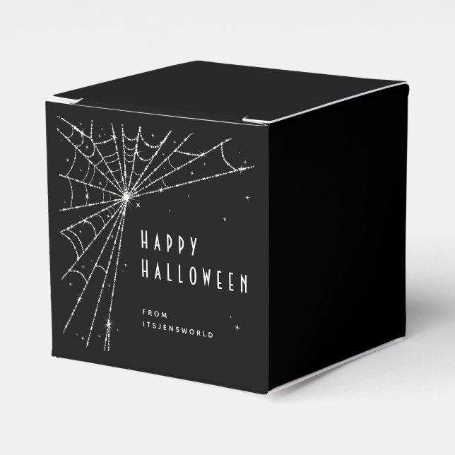 Elegantes benutzerdefiniertes WebHalloween Geschenkschachtel (Vorderseite)