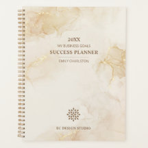 Elegantes Berufliches Logo Gold Beige | Unternehme