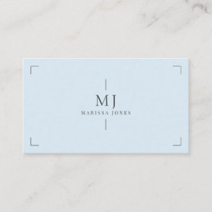 Elegantes Berufliches Minimalistisches Monogramm B Visitenkarte