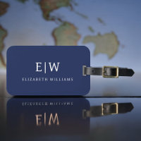 Elegantes Berufliches Monogramm Minimalistisch