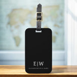 Elegantes Berufliches Monogramm Minimalistisch Gepäckanhänger<br><div class="desc">Unsere elegante Berufliche Monogram Minimalistisch Collection: Steigern Sie Ihren Stil mit zeitloser Eleganz und Eleganz. Diese Kollektion wurde mit viel Liebe zum Detail gestaltet und bietet minimalistische Designs, die mit Ihrem personalisierten Monogramm verziert sind. Jedes Stück verströmt Professionalität und Raffinesse, perfekt um in jedem Ambiente einen bleibenden Eindruck zu machen....</div>