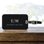 Elegantes Berufliches Monogramm Minimalistisch Gepäckanhänger<br><div class="desc">Unsere elegante Berufliche Monogram Minimalistisch Collection: Steigern Sie Ihren Stil mit zeitloser Eleganz und Eleganz. Diese Kollektion wurde mit viel Liebe zum Detail gestaltet und bietet minimalistische Designs, die mit Ihrem personalisierten Monogramm verziert sind. Jedes Stück verströmt Professionalität und Raffinesse, perfekt um in jedem Ambiente einen bleibenden Eindruck zu machen....</div>