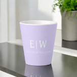 Elegantes Berufliches Monogramm Minimalistisch Milchtasse<br><div class="desc">Unsere elegante Berufliche Monogram Minimalistisch Collection: Steigern Sie Ihren Stil mit zeitloser Eleganz und Eleganz. Diese Kollektion wurde mit viel Liebe zum Detail gestaltet und bietet minimalistische Designs, die mit Ihrem personalisierten Monogramm verziert sind. Jedes Stück verströmt Professionalität und Raffinesse, perfekt um in jedem Ambiente einen bleibenden Eindruck zu machen....</div>