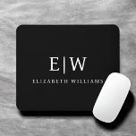 Elegantes Berufliches Monogramm Minimalistisch Mousepad<br><div class="desc">Unsere elegante Berufliche Monogram Minimalistisch Collection: Steigern Sie Ihren Stil mit zeitloser Eleganz und Eleganz. Diese Kollektion wurde mit viel Liebe zum Detail gestaltet und bietet minimalistische Designs, die mit Ihrem personalisierten Monogramm verziert sind. Jedes Stück verströmt Professionalität und Raffinesse, perfekt um in jedem Ambiente einen bleibenden Eindruck zu machen....</div>