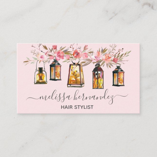 Elegantes berufliches visitenkarte (Vorderseite)