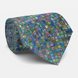 Elegantes bezauberndes Aqua farbige glänzende Krawatte
